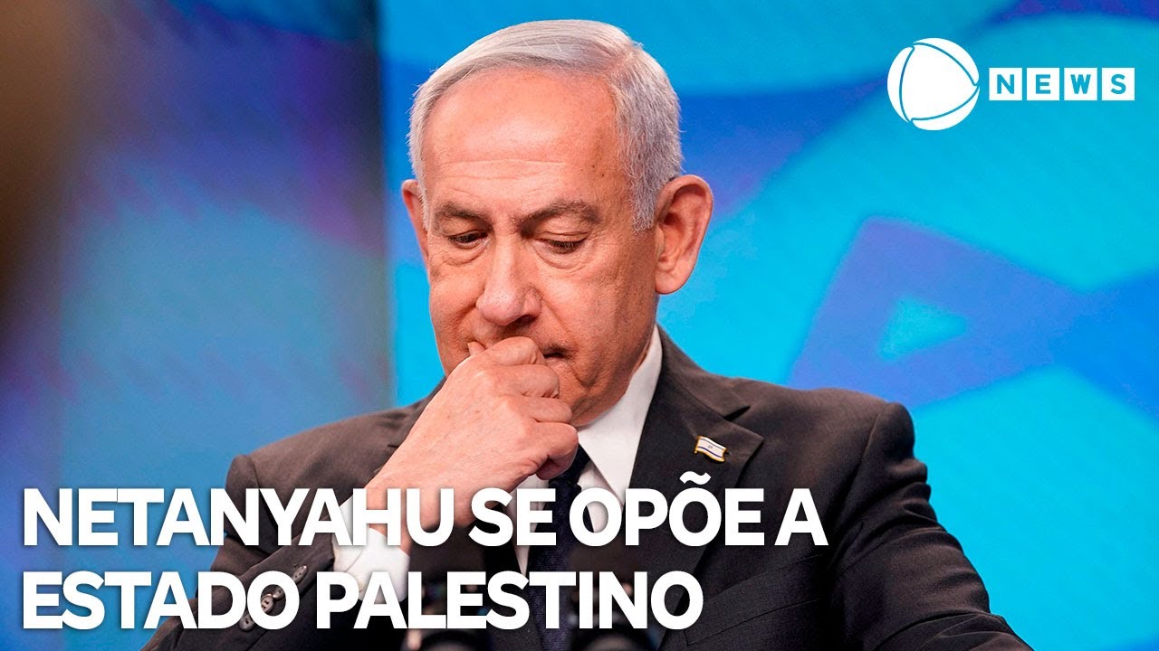 Netanyahu diz que não concorda com criação de Estado palestino