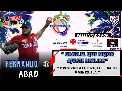 Fernando Abad “ Gana El Que Mejor Ajuste Realice y Venezuela Lo Hizo, Felicidades a Venezuela “