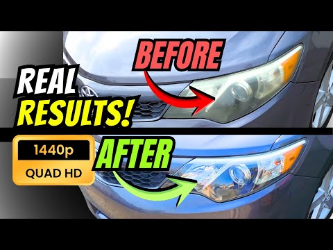 How to Restore Headlights Easily | Two Methods, Real Results!