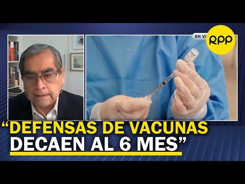 Oscar Ugarte sobre vacunas COVID: “efecto generado decae a partir del 6 mes”