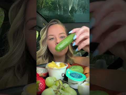 Cotton Candy Grapes With Mustard??? #foodtiktok #viral