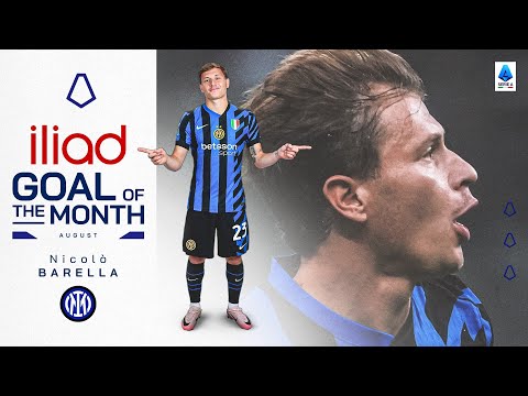 Goal Of The Month August 2024 | Presented By Iliad | Serie A 2024/25