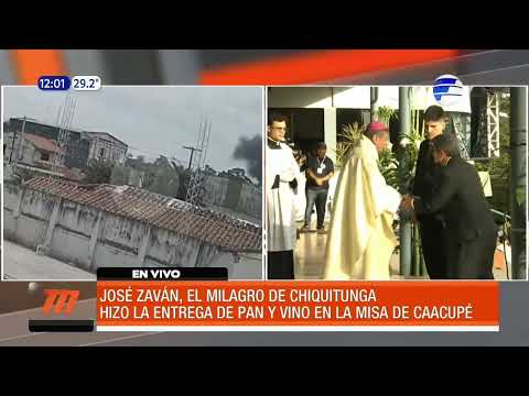 #Caacupé2023 - José Zaván agradeció a la Virgen por estar vivo