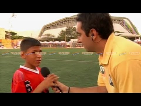 Así se veía Jorge Carrascal en el Pony Fútbol del año 2010