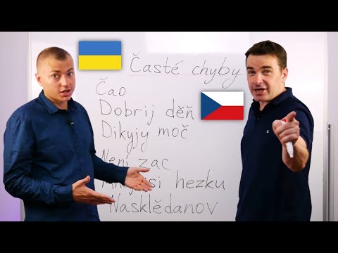Чех пояснює, як не треба писати чеською. Базові вислови для початківців. Урок чеської українською.