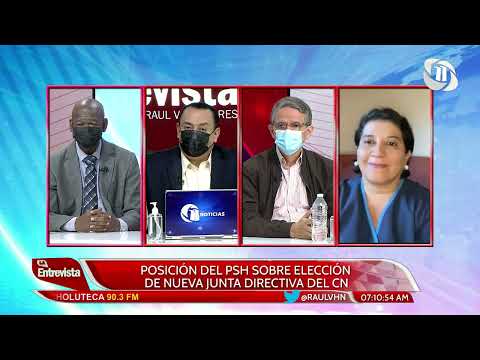 La Entrevista con Raúl Valladares | Posición del PSH sobre elección de nueva junta directiva del CN