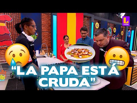 Leyla Chihuán sirve papa cruda al jurado en su pulpo a la gallega | El Gran Chef Famosos