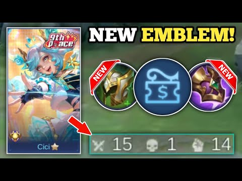 CICI NEW EMBLEM & NEW BUFFED ITEMS! (100% broken!💀) CICI BEST BUILD 2025 -MLBB