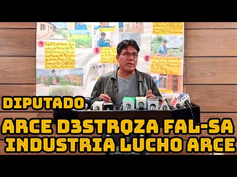 DIPUTADO ARCE DESMI3NTE PRESIDENTE ARCE LAS PLANTAS INDUSTRIALES ESTAN ABANDONADOS EN PANDO..