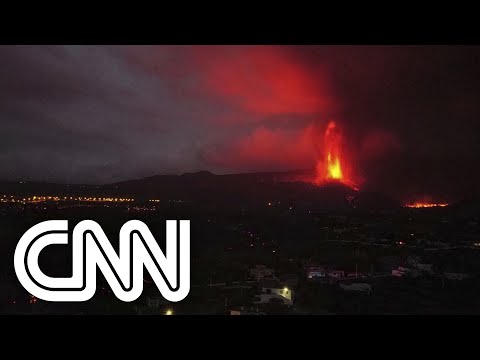 Nova erupção de vulcão retira 160 pessoas de casa nas Ilhas Canárias - JORNAL DA CNN