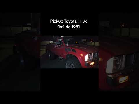 Bueno para trabajar este TOYOTA HILUX 4X4 de 1981