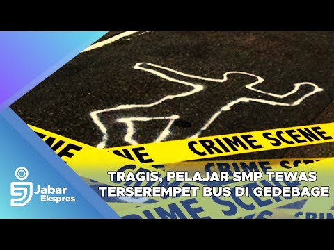 Tragis, Pelajar SMP Tew4s Terser3mpet Bus di Gedebage