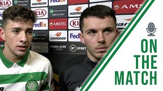 Johnston and Morgan on the Match | Celtic 3-1 Rennes | CELTIC TOP EUROPA LEAGUE GROUP E!