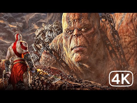 God of War 3 Remastered (PS5 PRO) Kratos Vs. Titan Cronos Boss Fight (4K-60FPS) Chaos Mode
