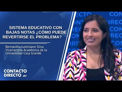 Entrevista con Bernardita Justiniano - Vicerrectora Académica Univ. Casa Grande | Contacto Directo