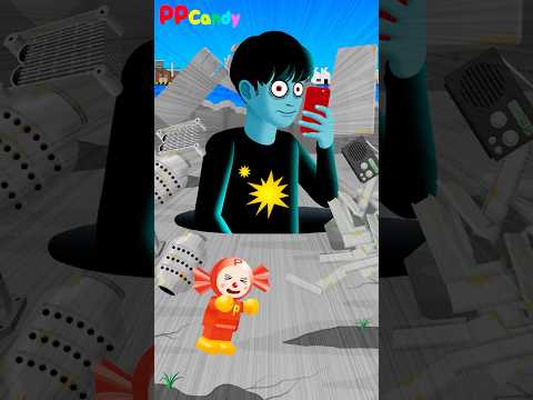 ラジオから謎の怪音〜口パッパ男〜 #shorts #anime #animation #妖怪