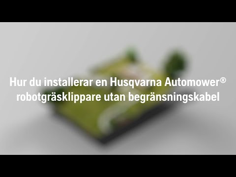 Husqvarna Automower®-installation utan slinga