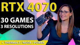 Vido-Test : RTX 4070 Review - 30 Games Tested, 1080p, 1440p & 4K