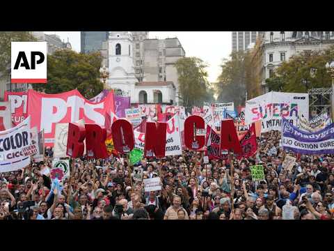 'March of Anger' held in Argentina to protest against Milei's austerity measures