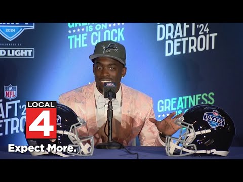 Full press conference for Detroit Lions first-round draft pick Terrion Arnold