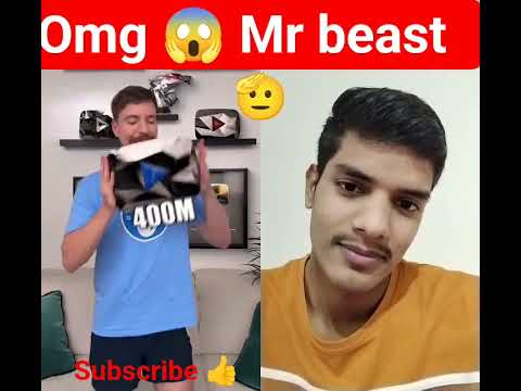 OMG 😱 Mr Beast world record #play botton on YouTube boom 💥🤯🤯 viral video ##,fact video 📷📷
