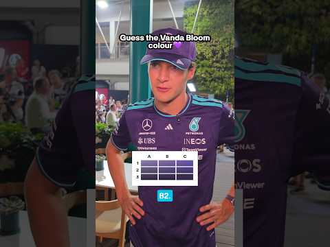 Did you guess the right shade of Vanda Bloom <strong>purple</strong>?? #f1shorts