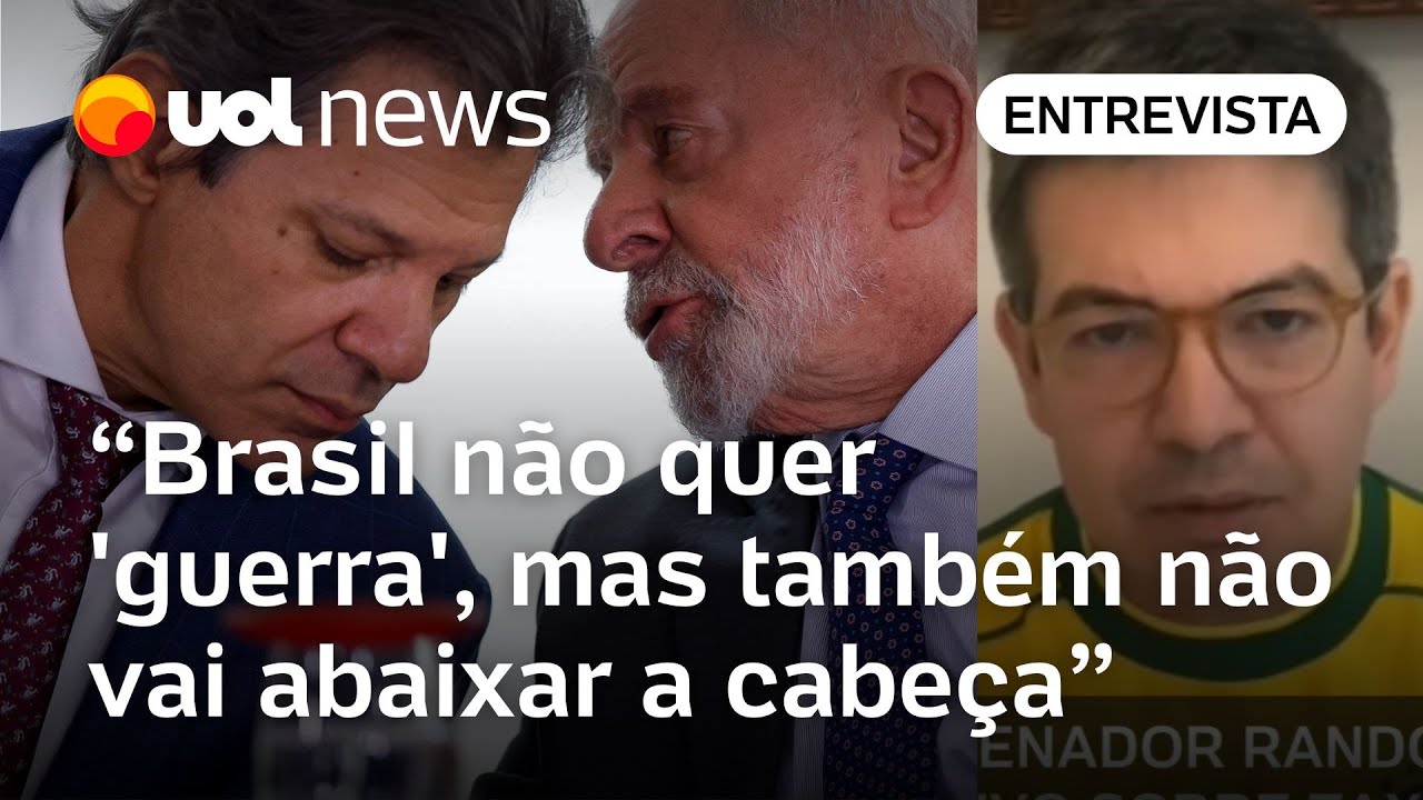 Randolfe defende taxação dos EUA em 50 após tarifas de Trump ao Brasil Está na lei
