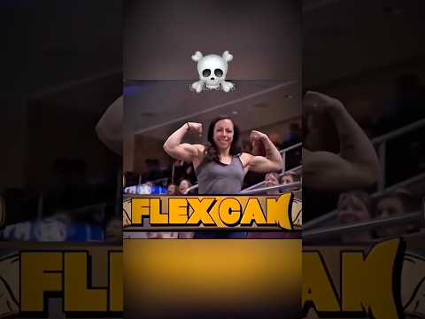 He got shocked in the end 😵 #biceps #bodybuilder #femalebodybuilding