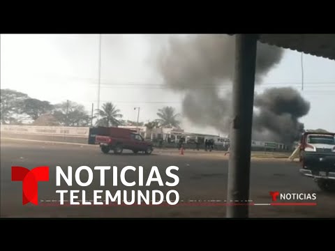 Una protesta termina en balacera y deja a 7 heridos en Veracruz | Noticias Telemundo