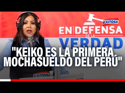 Cecilia García arremete contra Keiko Fujimori: ha sido la primera 'mochasueldo' del Perú