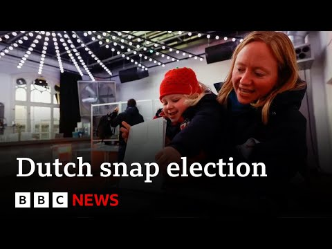Dutch voters choose new leaders in neck-and-neck election race - BBC News