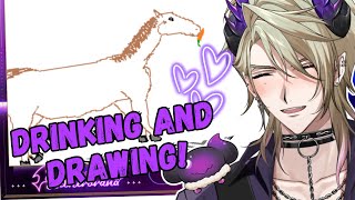 I'M DRINKING AND DRAWING 3: The Re-Teehee-ing (Drunk Incubus Art Strea