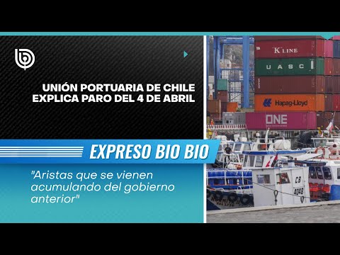 Unión Portuaria de Chile explica paro: Aristas que se vienen acumulando del gobierno anterior