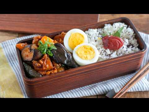 【節約弁当】「毎日これでいい。」ってさ！じゃがいもホクホク、茄子とろとろ。超絶うまいキーマ風炒め弁当#1050 #bento  #ideas #Japanese
