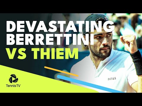 Matteo Berrettini DEVASTATING Performance vs Dominic Thiem | Gstaad 2022 Highlights