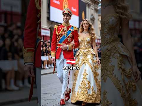 Ultimate Luxury Parade Meets Fendace: Fendi & Versace Collab🌍 | Pt. 02 #ai #countries