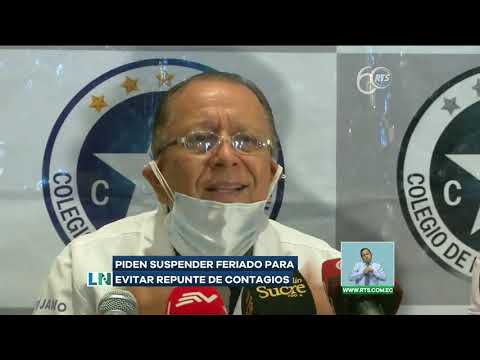 Colegio Médico del Guayas pide suspender feriado para evitar repunte de contagios