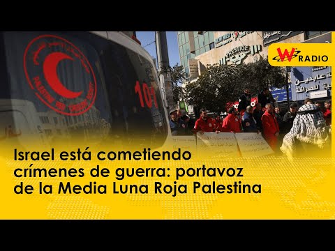 Israel está cometiendo crímenes de guerra: portavoz de la Media Luna Roja Palestina