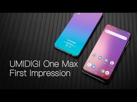 UMIDIGI One Max First Look| Stunning Waterdrop Full Screen & Twilight Color