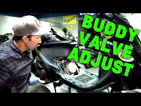Valve Adjustment & Spark Plug Change on a Buddy Scooter