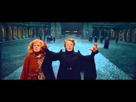 Harry Potter and the Deathly Hallows Part 2 - Clip McGonagall attempts to protect Hogwarts