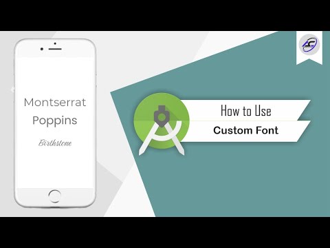 How to Use Custom Font in Android Studio | CustomFont | Android Coding