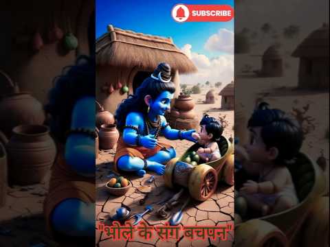 "भोले के संग बचपन"🕉🕉 #shortvideo #DivineChild #Mahadev #viralvideo #shorts