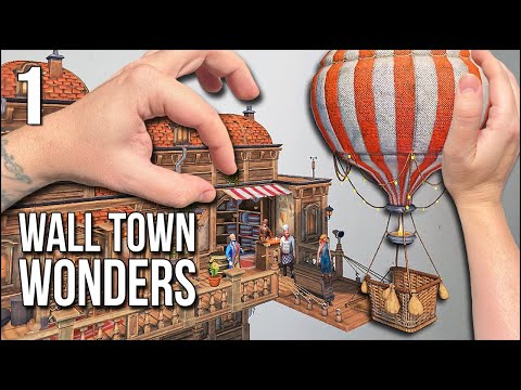 Wall Town Wonders | 1 | Little People Live On My Walls In ...