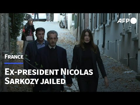 France's ex-leader Sarkozy jailed | AFP