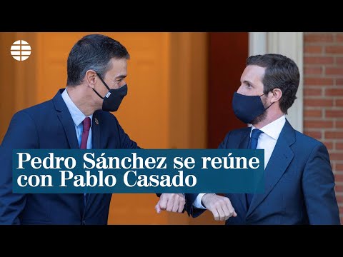 Sánchez inicia con Casado su ronda de contactos con los partidos políticos