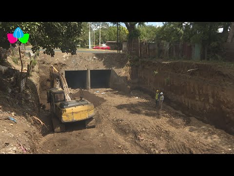 Avanzan obras de mejoramiento vial en barrio Colinas del Memorial Sandino