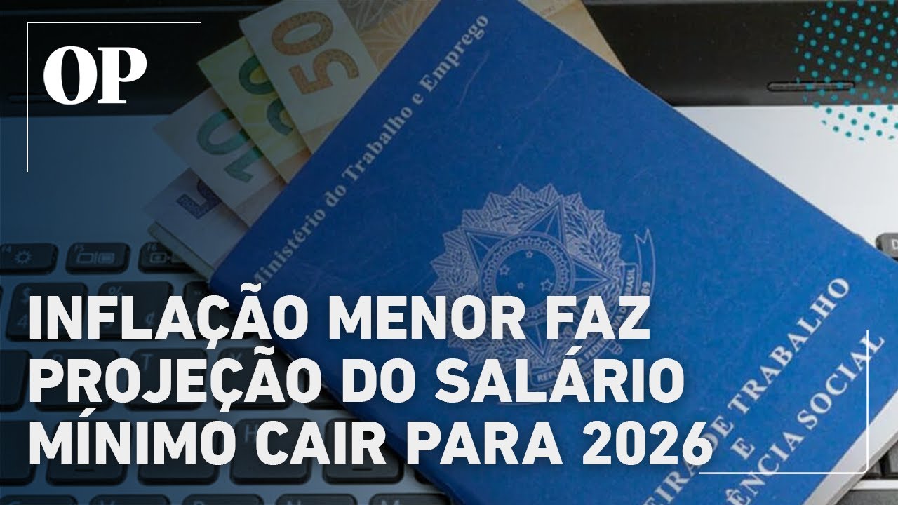 Governo reduz projeção do salário mínimo de 2026 para R$ 1.627