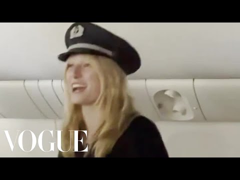 Alex Consani Captains Vogue Air to Vogue World: Hollywood