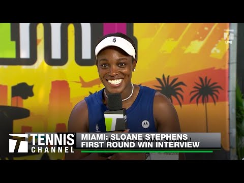 Birthday Girl Sloane Stephens Shares Positive Mindset | Miami 1R